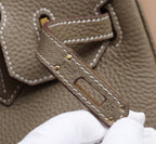 Birkin 25 Togo Leather Bag - Full Set