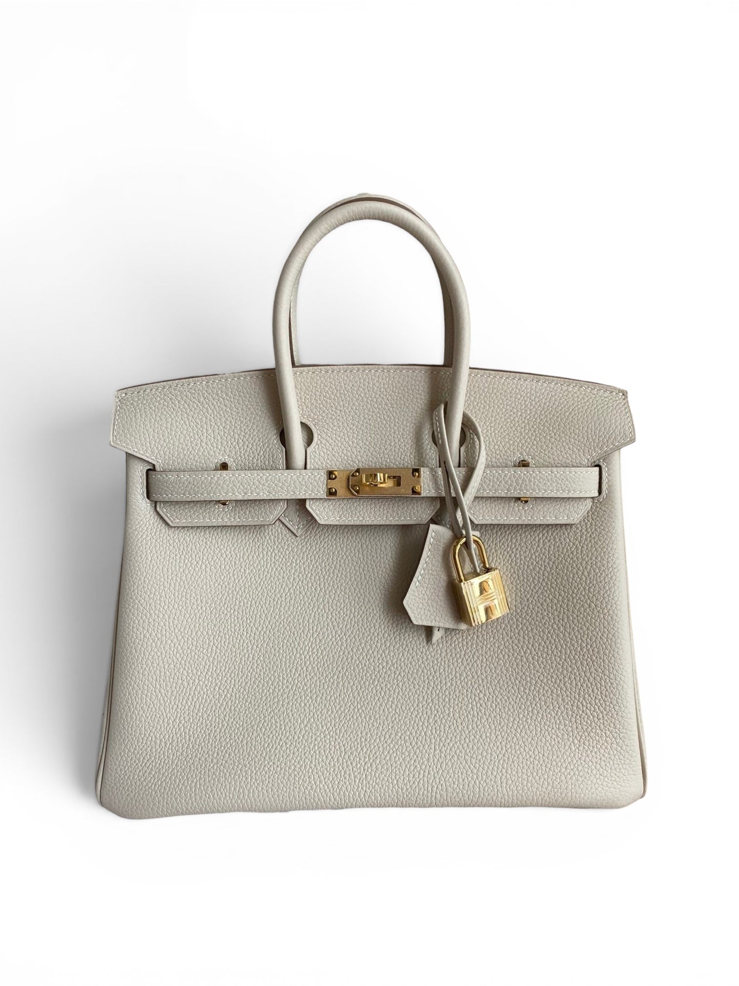 Birkin 25cm Togo Leather Handbag - Gold hardware