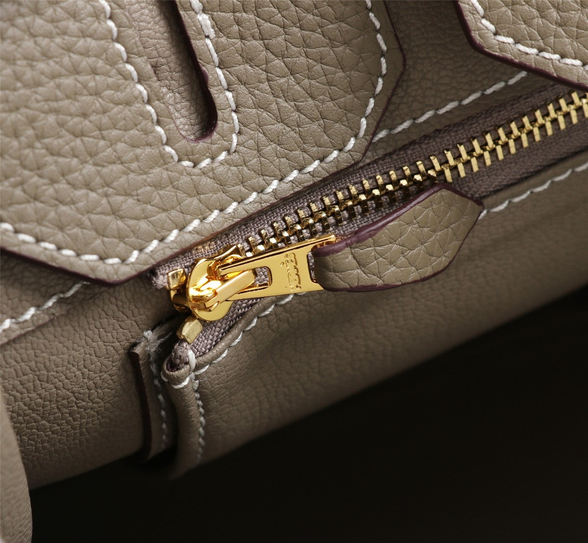 Birkin 25 Togo Leather Bag - Full Set