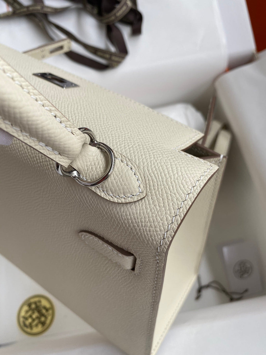 Kelly 25 Epsom Leather Bag - Full Set