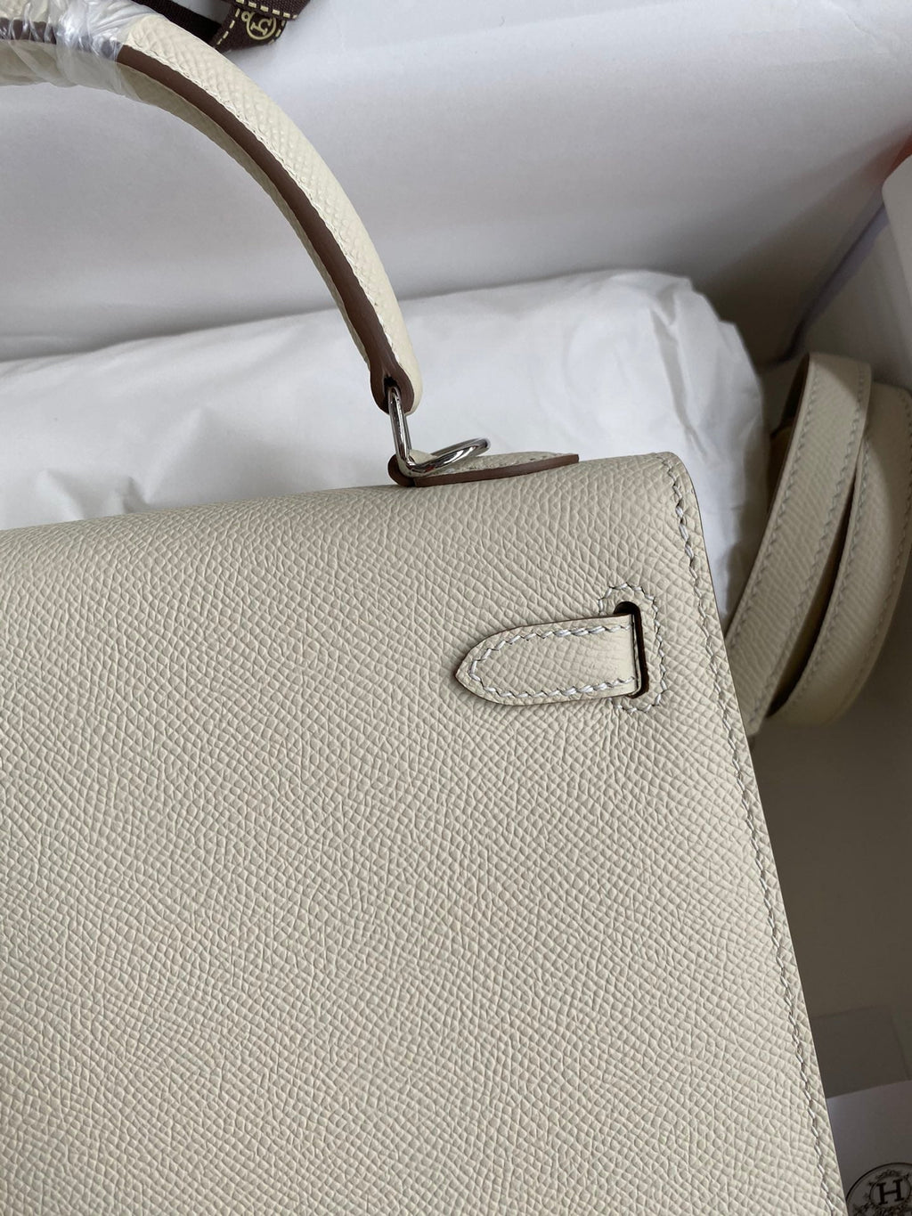 Kelly 25 Epsom Leather Bag - Full Set
