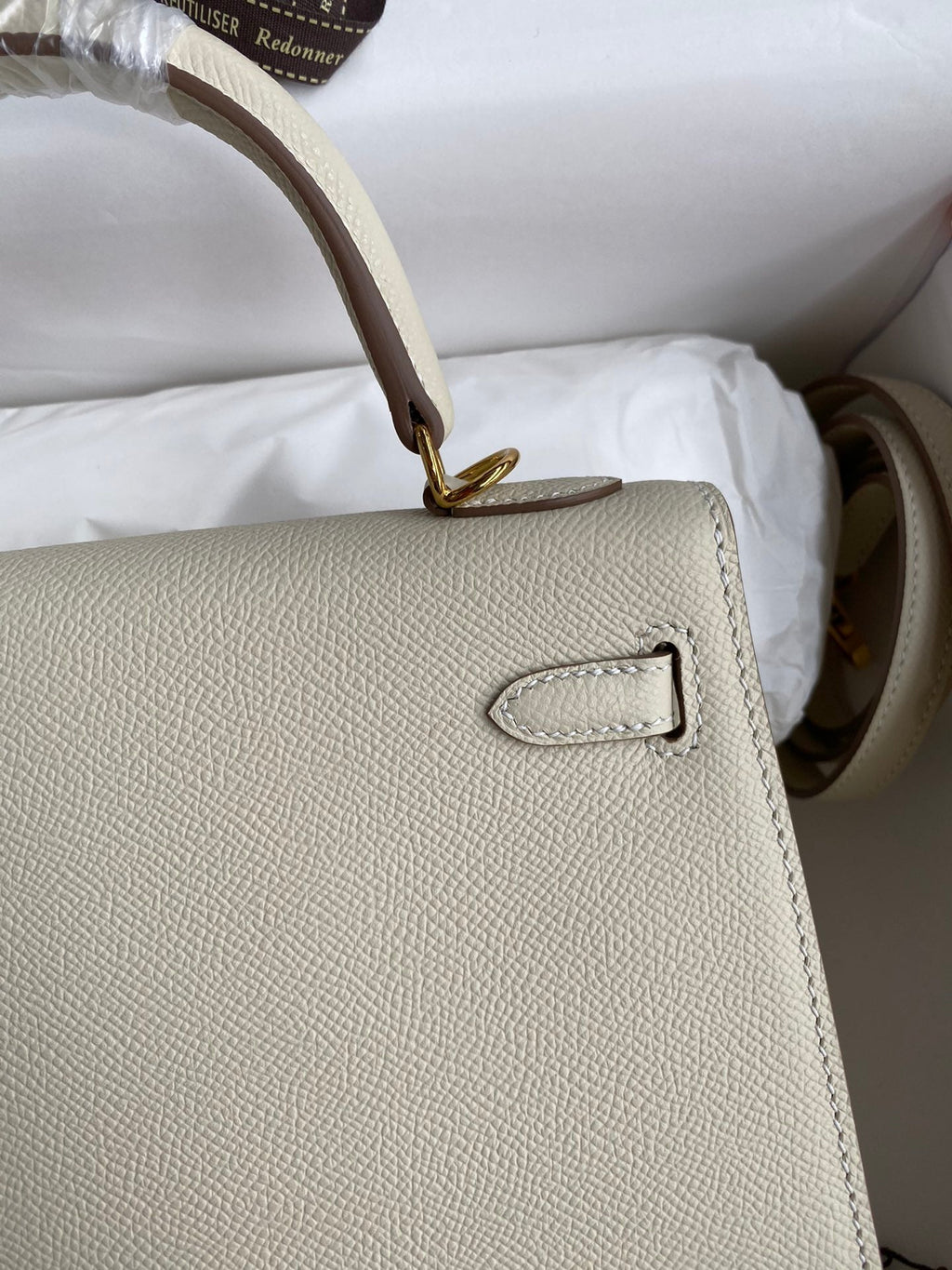 Kelly 25 Epsom Leather Bag - Full Set