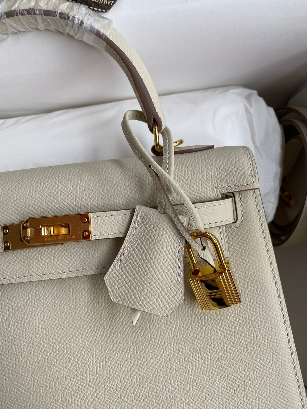 Kelly 25 Epsom Leather Bag - Full Set