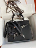 Kelly 25 Epsom Leather Bag - Full Set