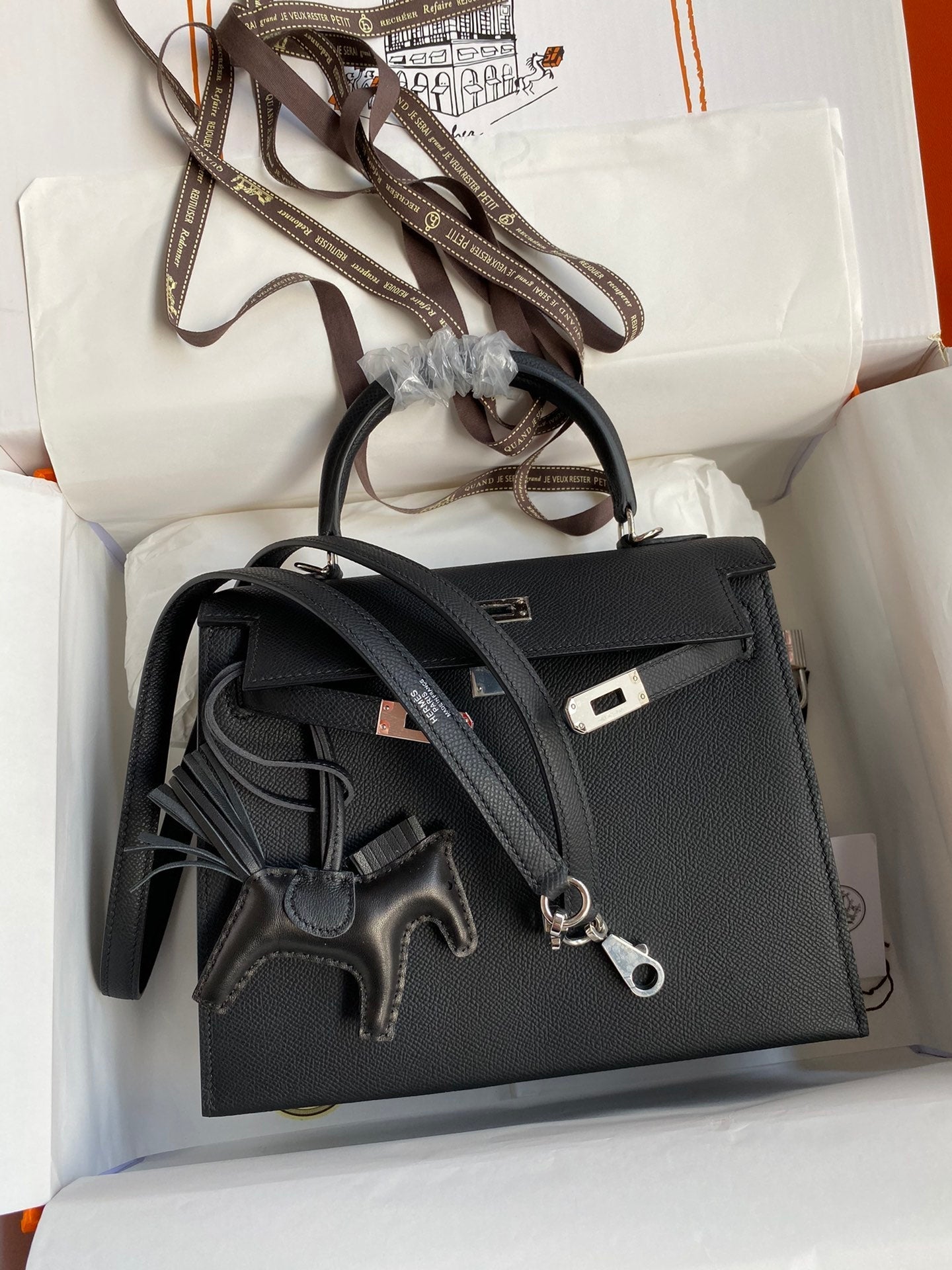 Kelly 25 Epsom Leather Bag