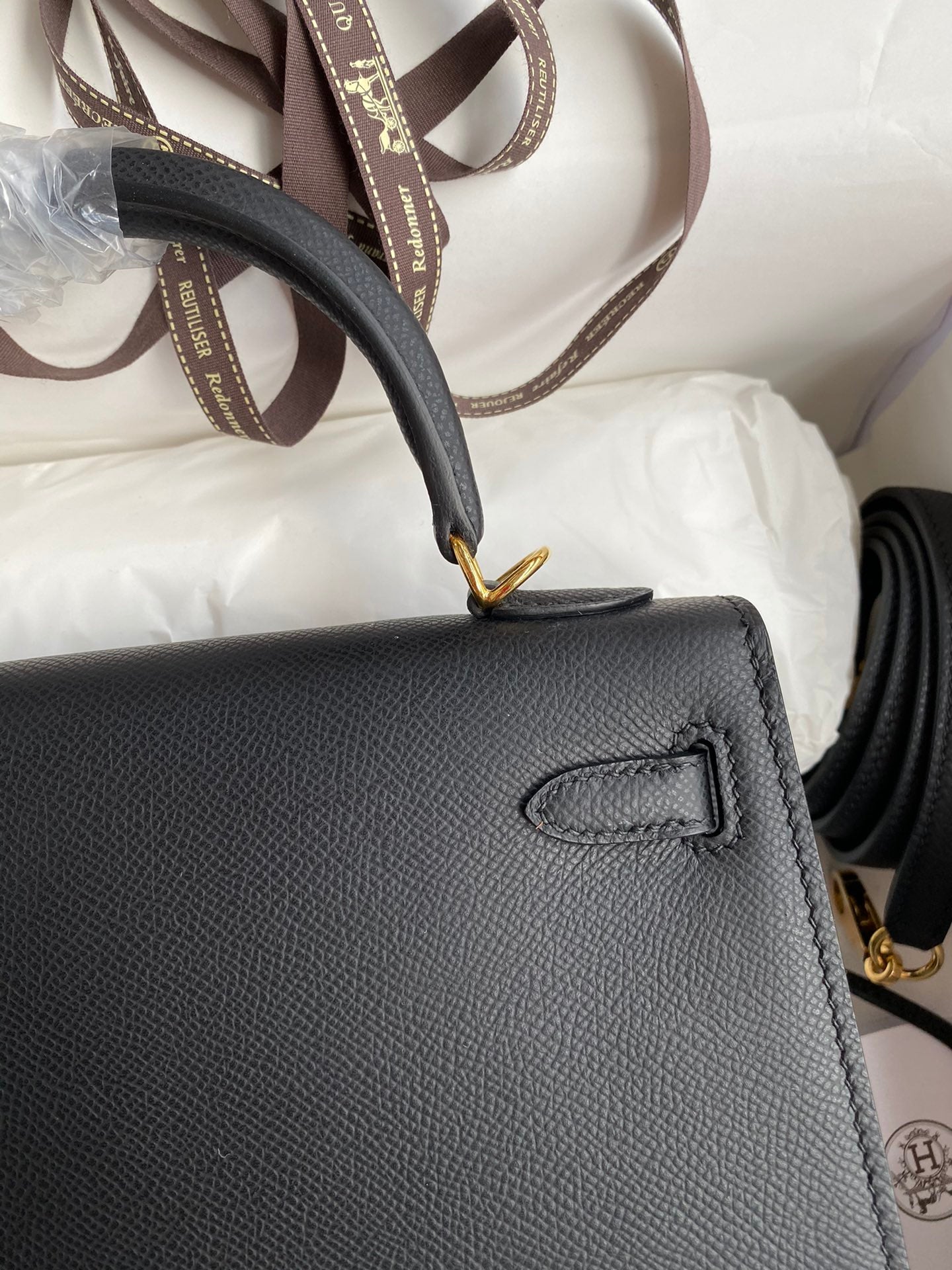 Kelly 25 Epsom Leather Bag - Full Set