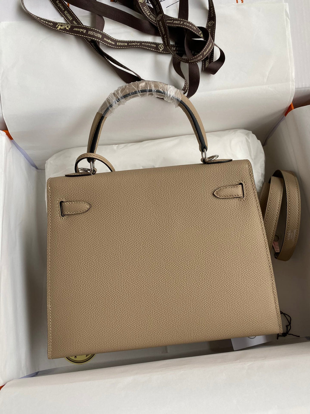 Kelly 25 Epsom Leather Bag - Full Set