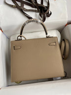 Kelly 25 Epsom Leather Bag - Full Set
