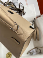 Kelly 25 Epsom Leather Bag - Full Set