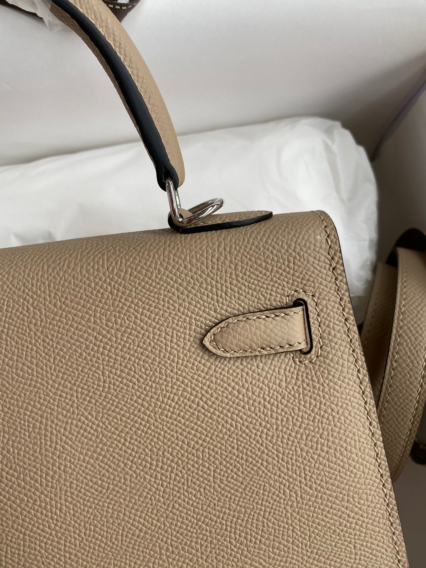Kelly 25 Epsom Leather Bag - Full Set