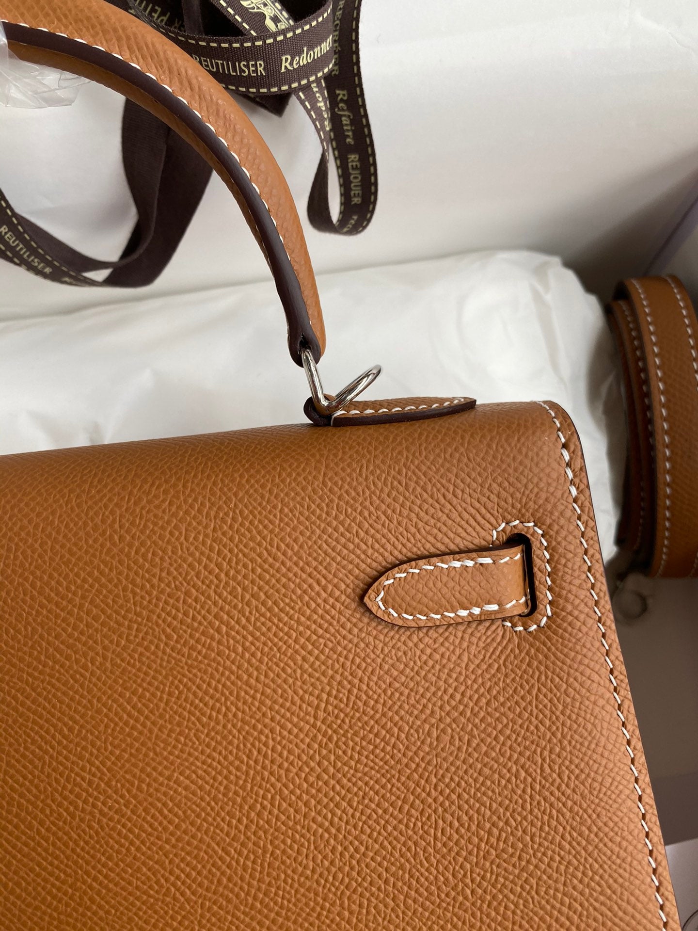 Kelly 25 Epsom Leather Bag - Full Set