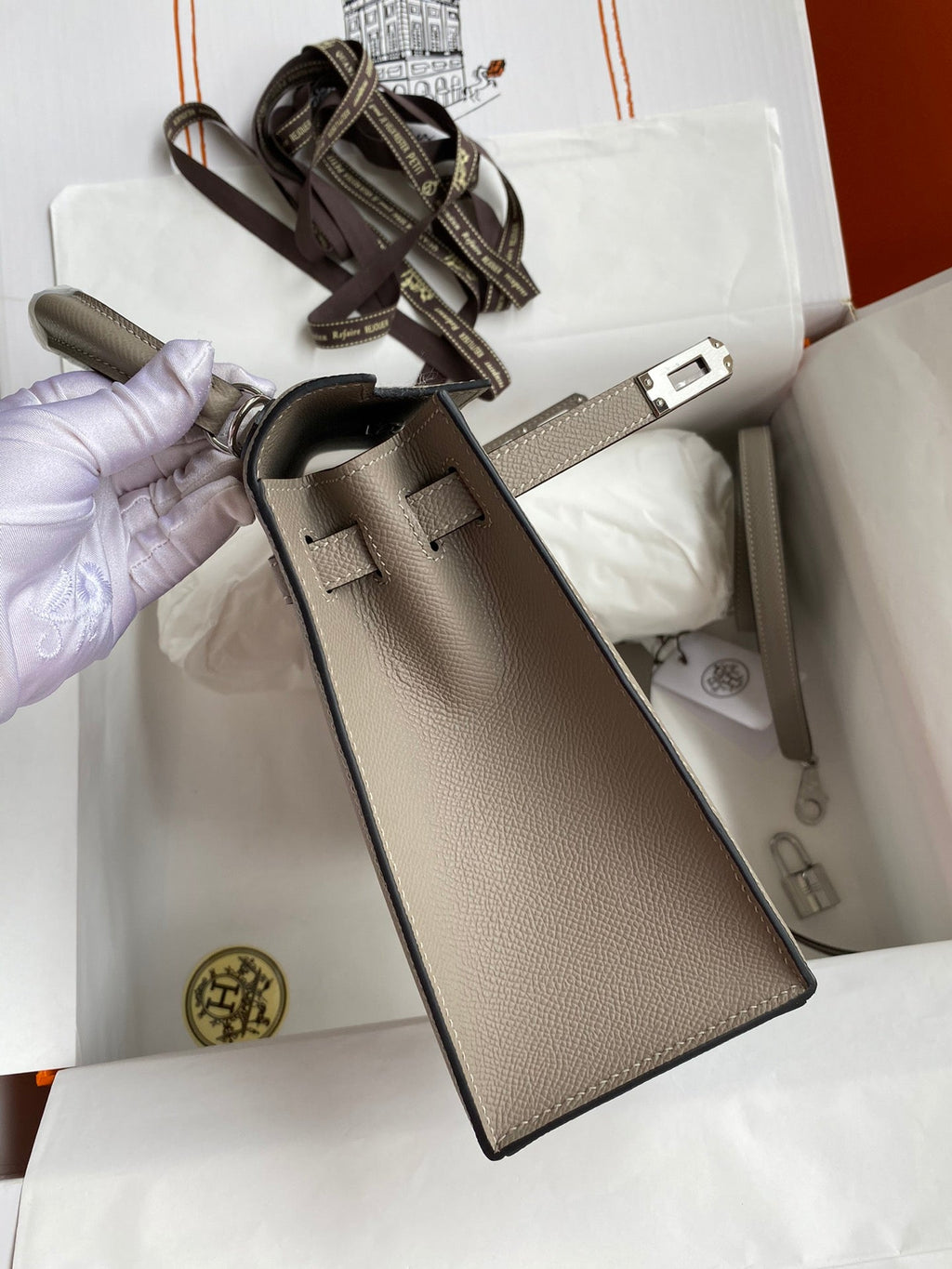 Kelly 25 Epsom Leather Bag