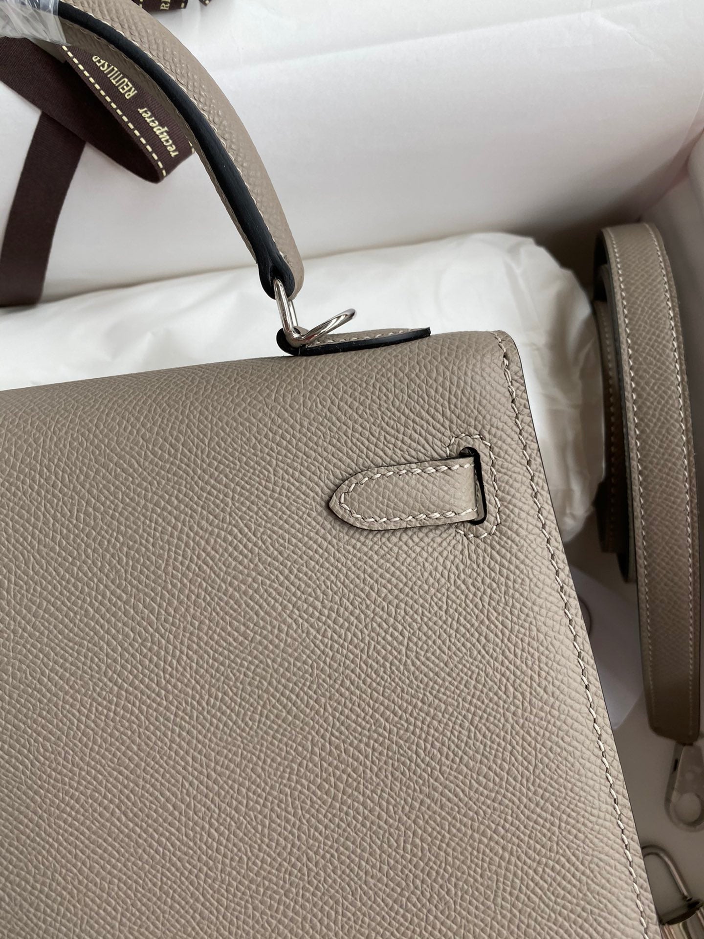 Kelly 25 Epsom Leather Bag - Full Set