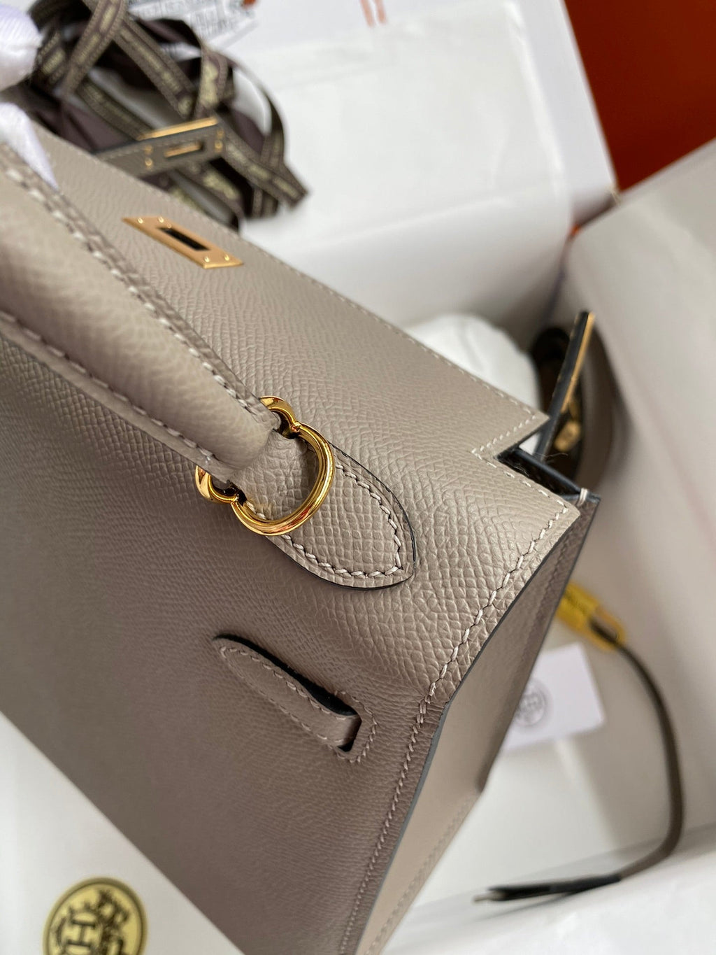 Kelly 25 Epsom Leather Bag - Full Set