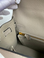 Kelly 25 Epsom Leather Bag - Full Set