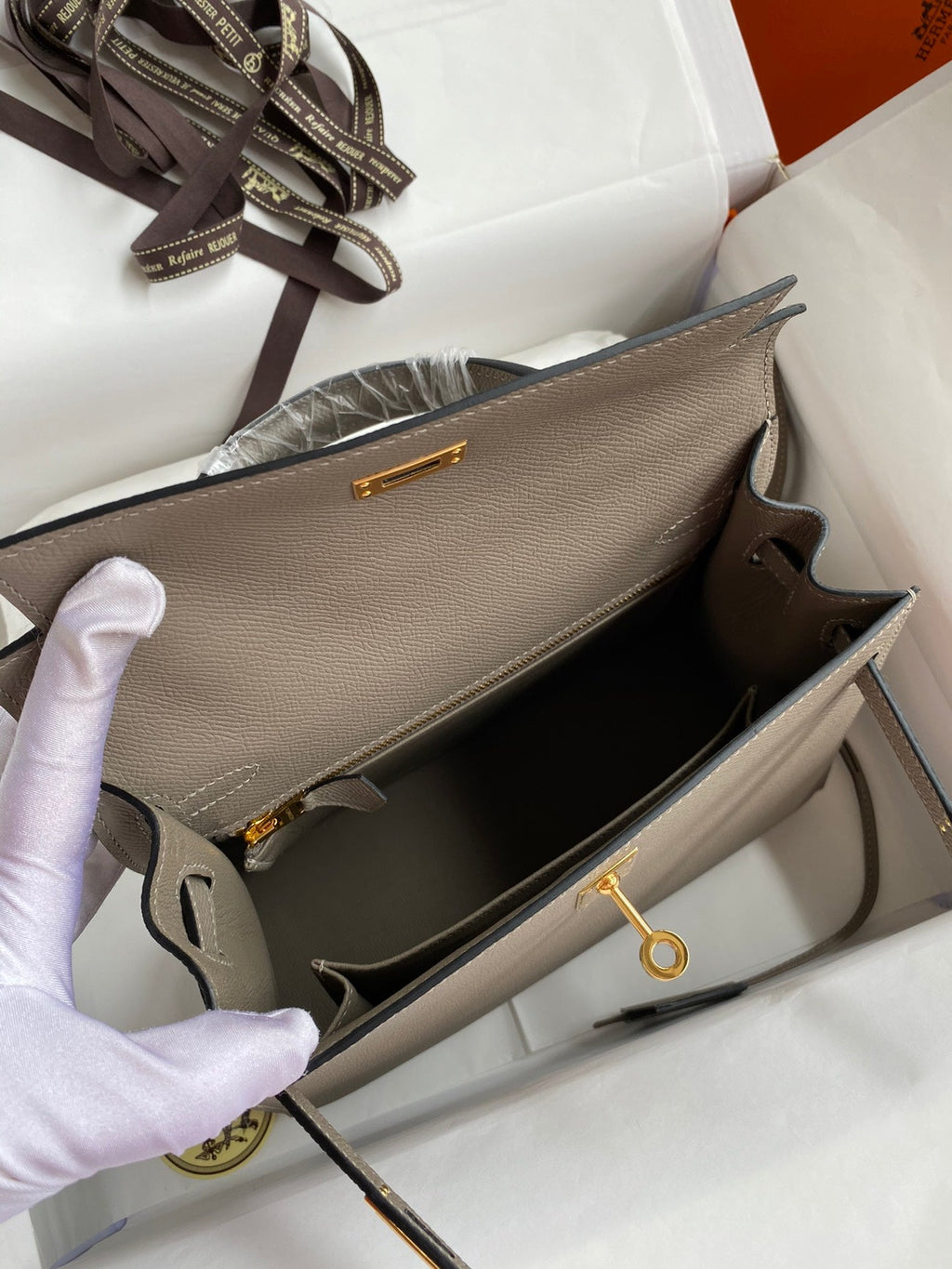 Kelly 25 Epsom Leather Bag - Full Set