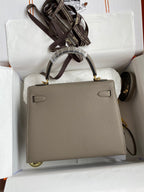 Kelly 25 Epsom Leather Bag - Full Set