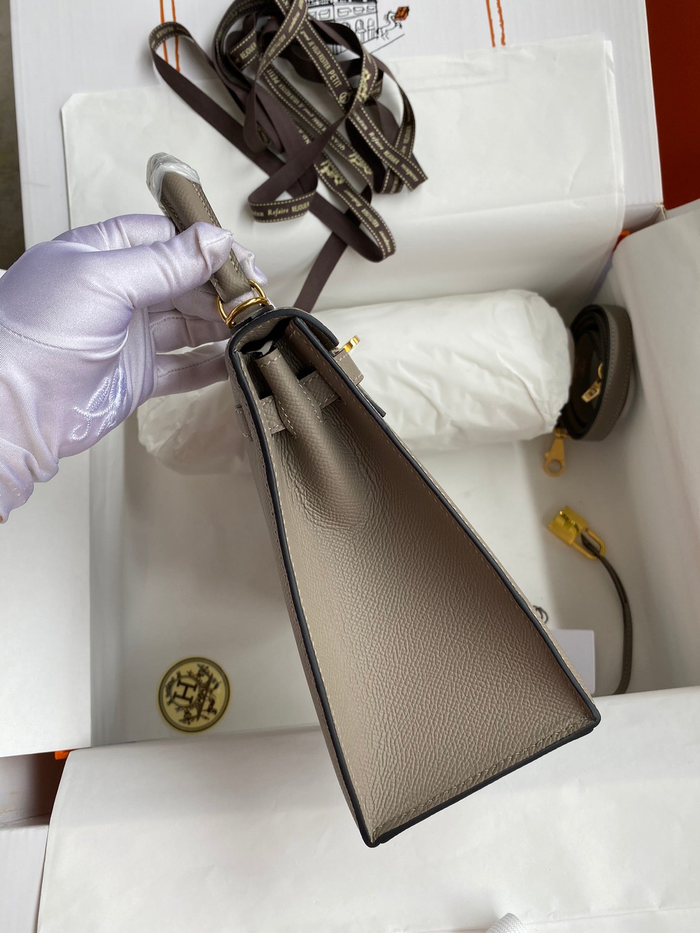 Kelly 25 Epsom Leather Bag