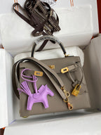 Kelly 25 Epsom Leather Bag - Full Set