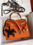 Kelly 25 Epsom Leather Bag - Full Set