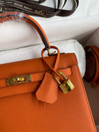 Kelly 25 Epsom Leather Bag - Full Set