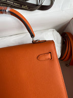 Kelly 25 Epsom Leather Bag - Full Set