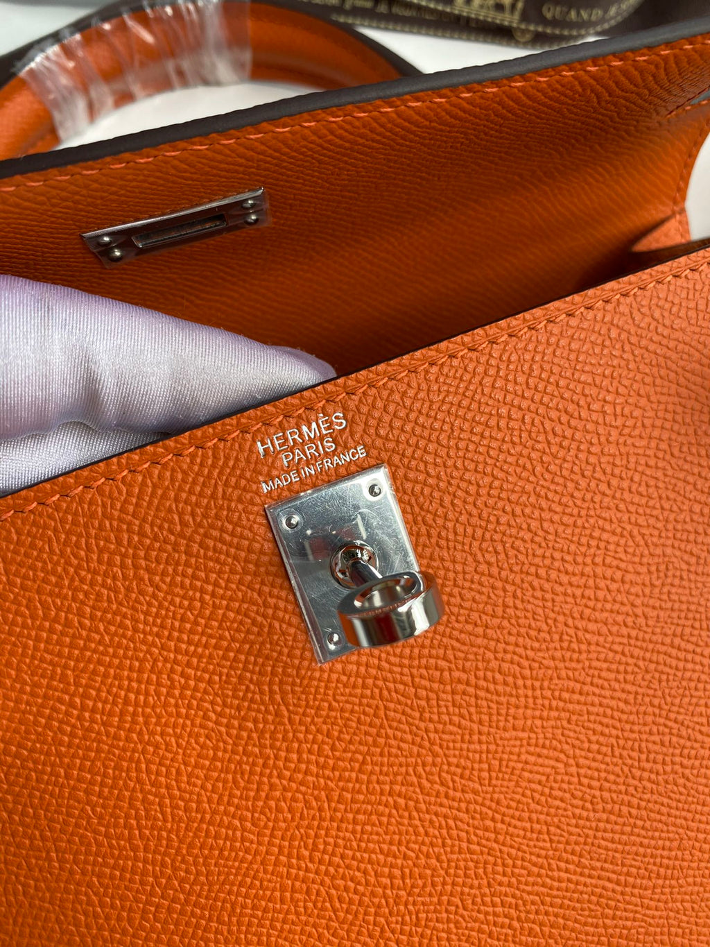 Kelly 25 Epsom Leather Bag - Full Set