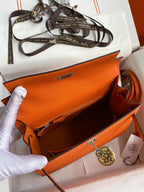 Kelly 25 Epsom Leather Bag - Full Set