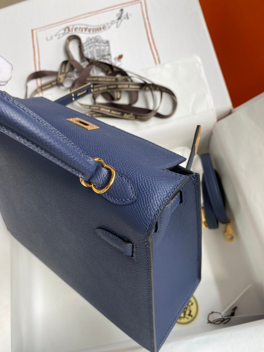 Kelly 25 Epsom Leather Bag - Full Set