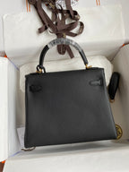 Kelly 25 Togo Leather Bag - Full Set