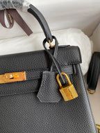Kelly 25 Togo Leather Bag - Full Set