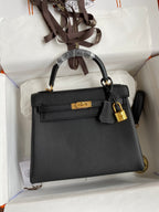 Kelly 25 Togo Leather Bag - Full Set