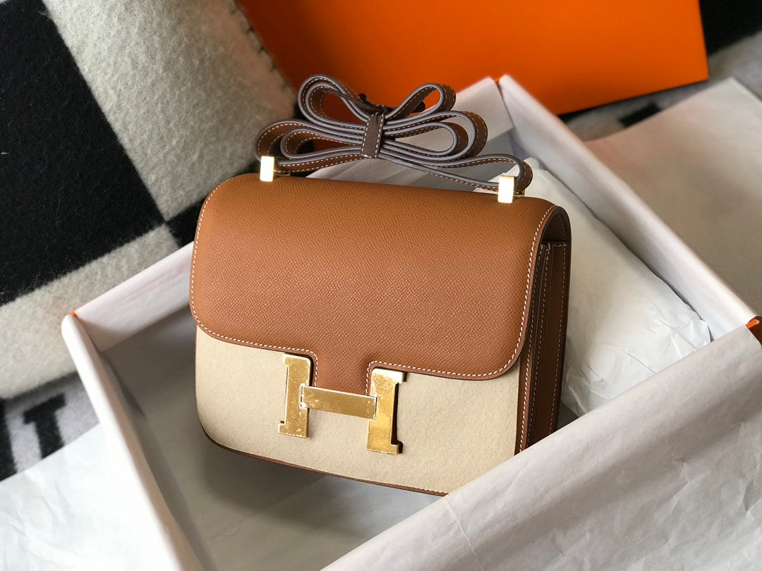Constance 18 Epsom Leather Bag - Full Set