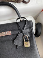 Kelly 25 Togo Leather Bag - Full Set