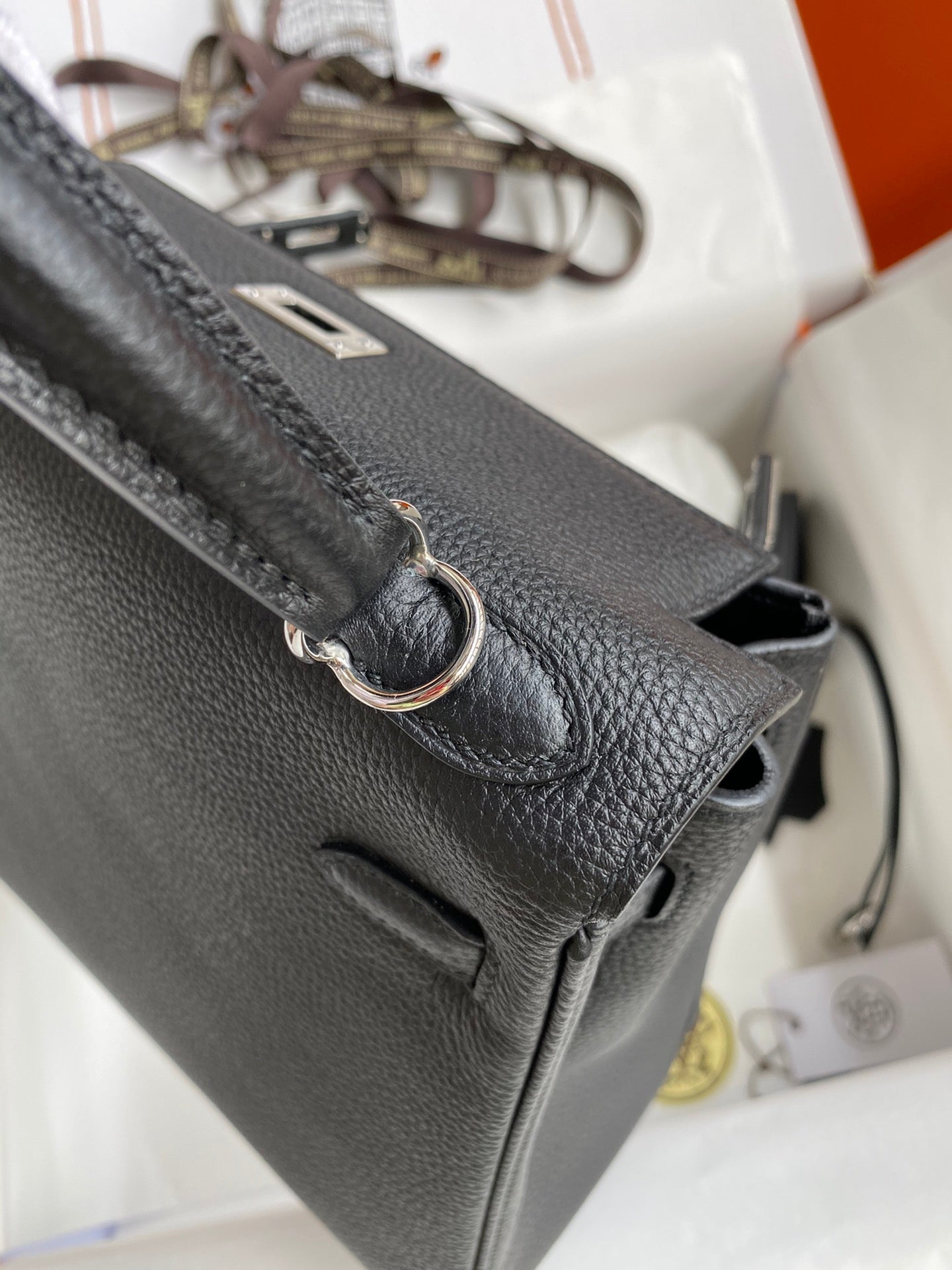 Kelly 25 Togo Leather Bag - Full Set