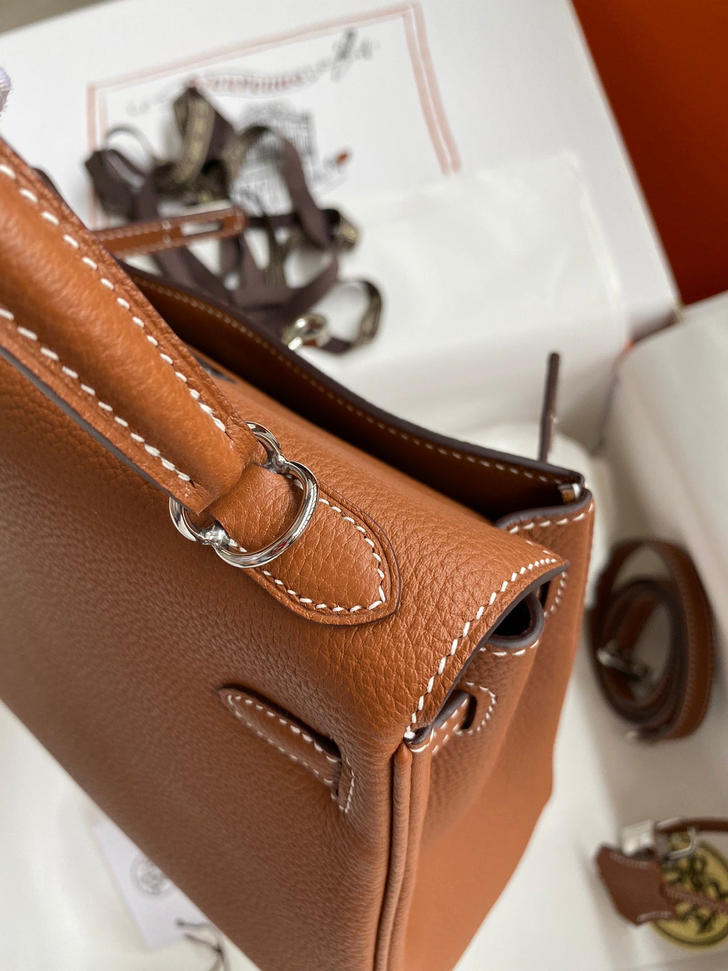 Kelly 25 Togo Leather Bag