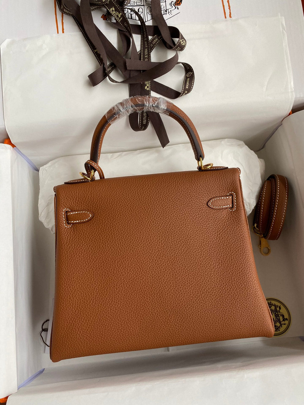 Kelly 25 Togo Leather Bag