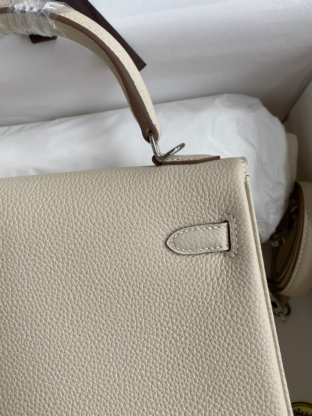 Kelly 25 Togo Leather Bag - Full Set