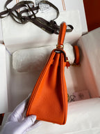 Kelly 25 Togo Leather Bag - Full Set