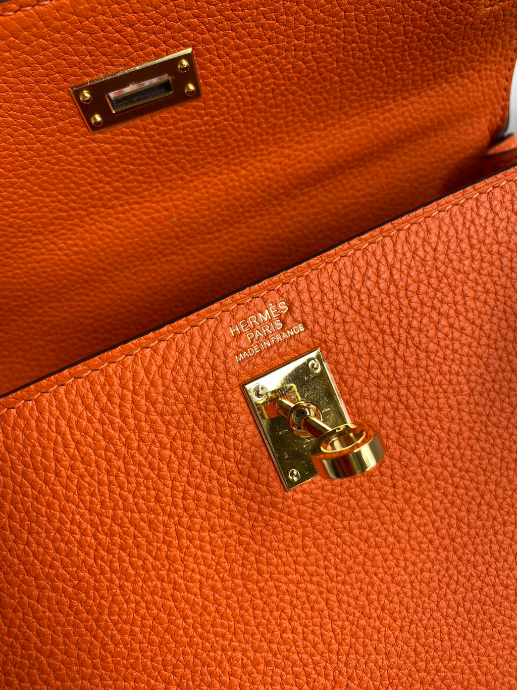Kelly 25 Togo Leather Bag - Full Set