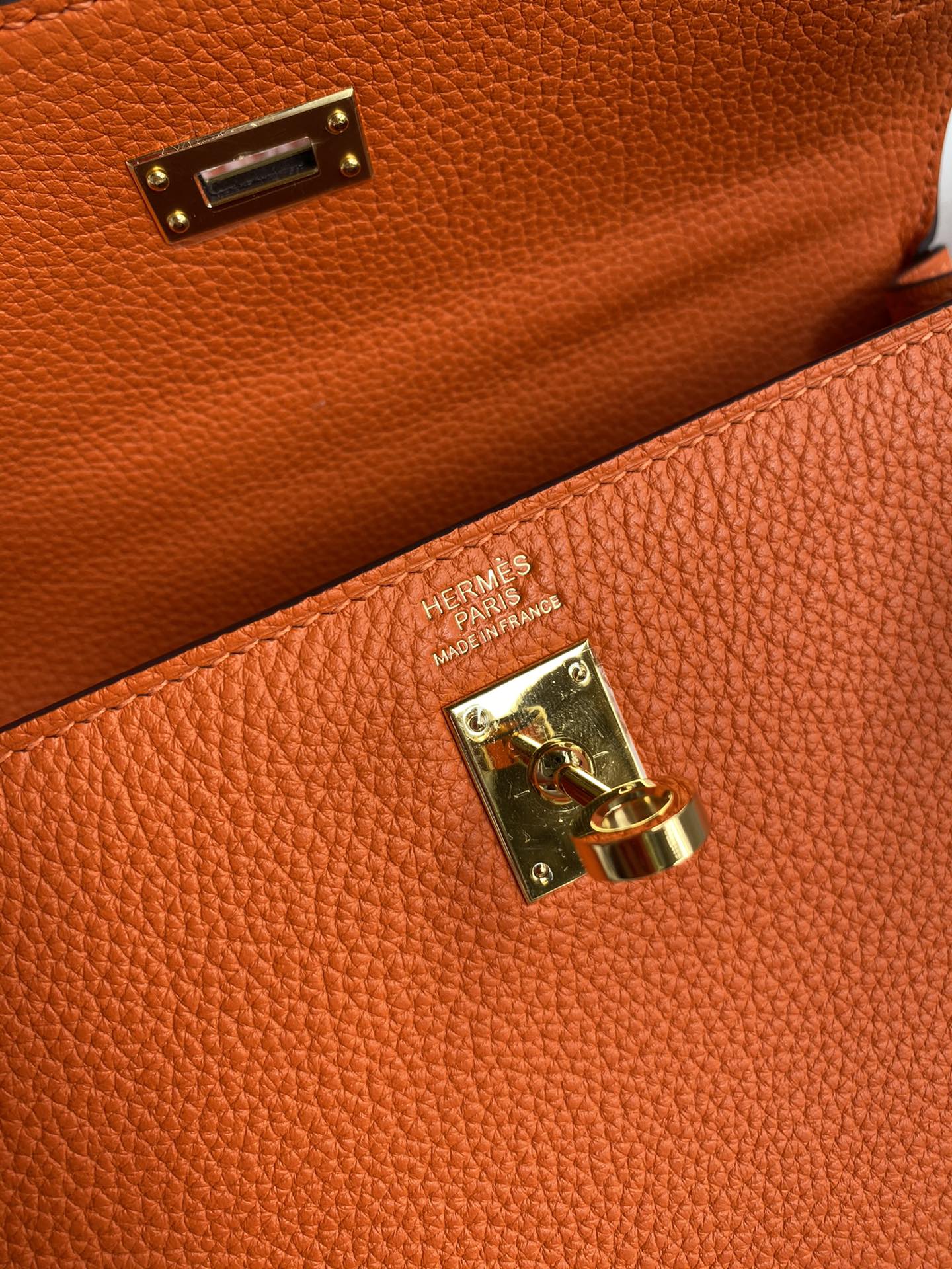 Kelly 25 Togo Leather Bag - Full Set