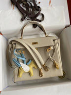 Kelly 25 Togo Leather Bag - Full Set