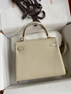 Kelly 25 Togo Leather Bag - Full Set