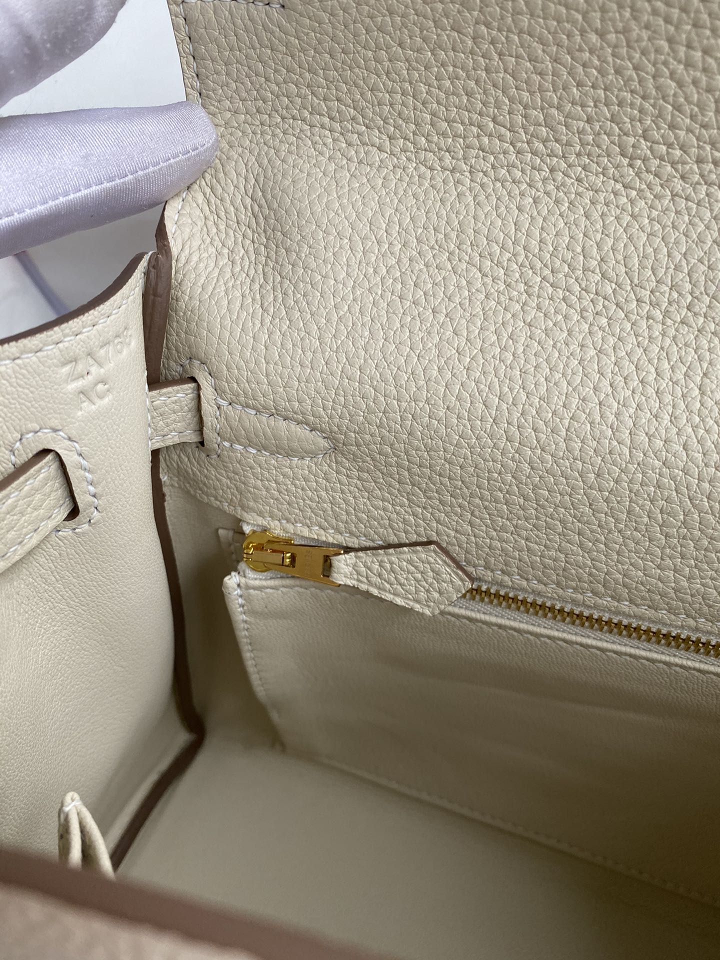 Kelly 25 Togo Leather Bag - Full Set