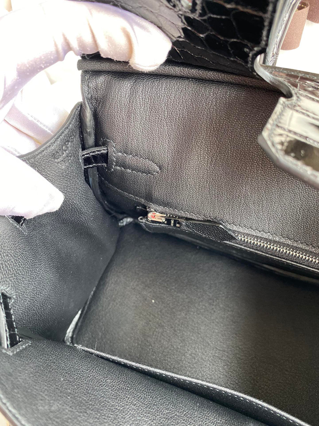 Birkin 25 Alligator Leather Bag