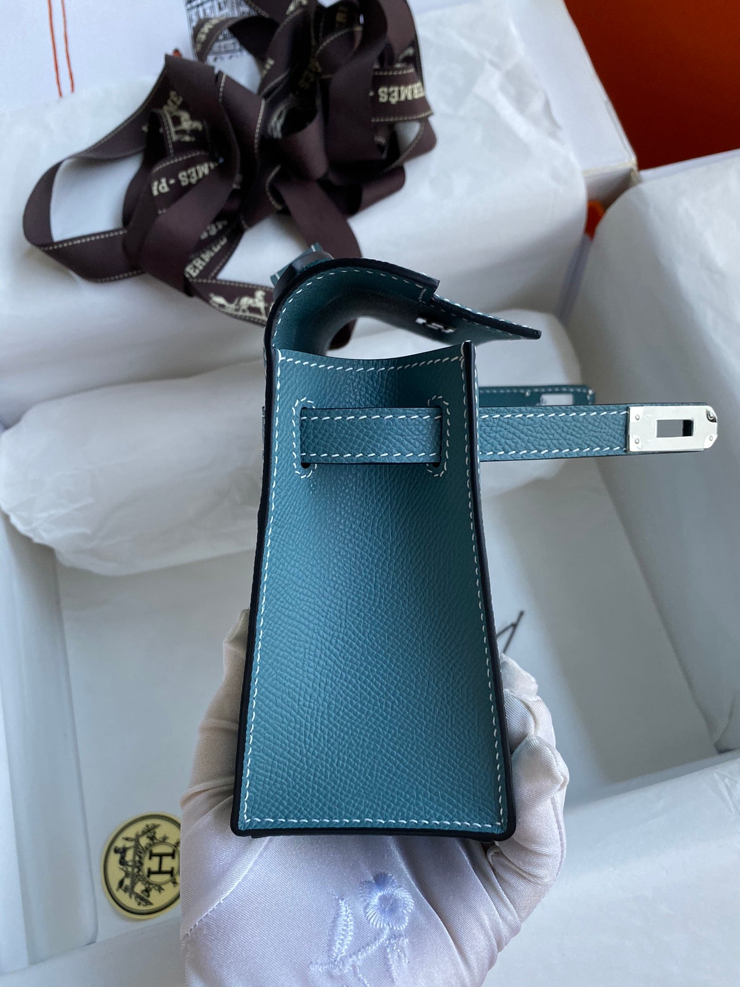 Mini Kelly 22cm Epsom Leather Handbag