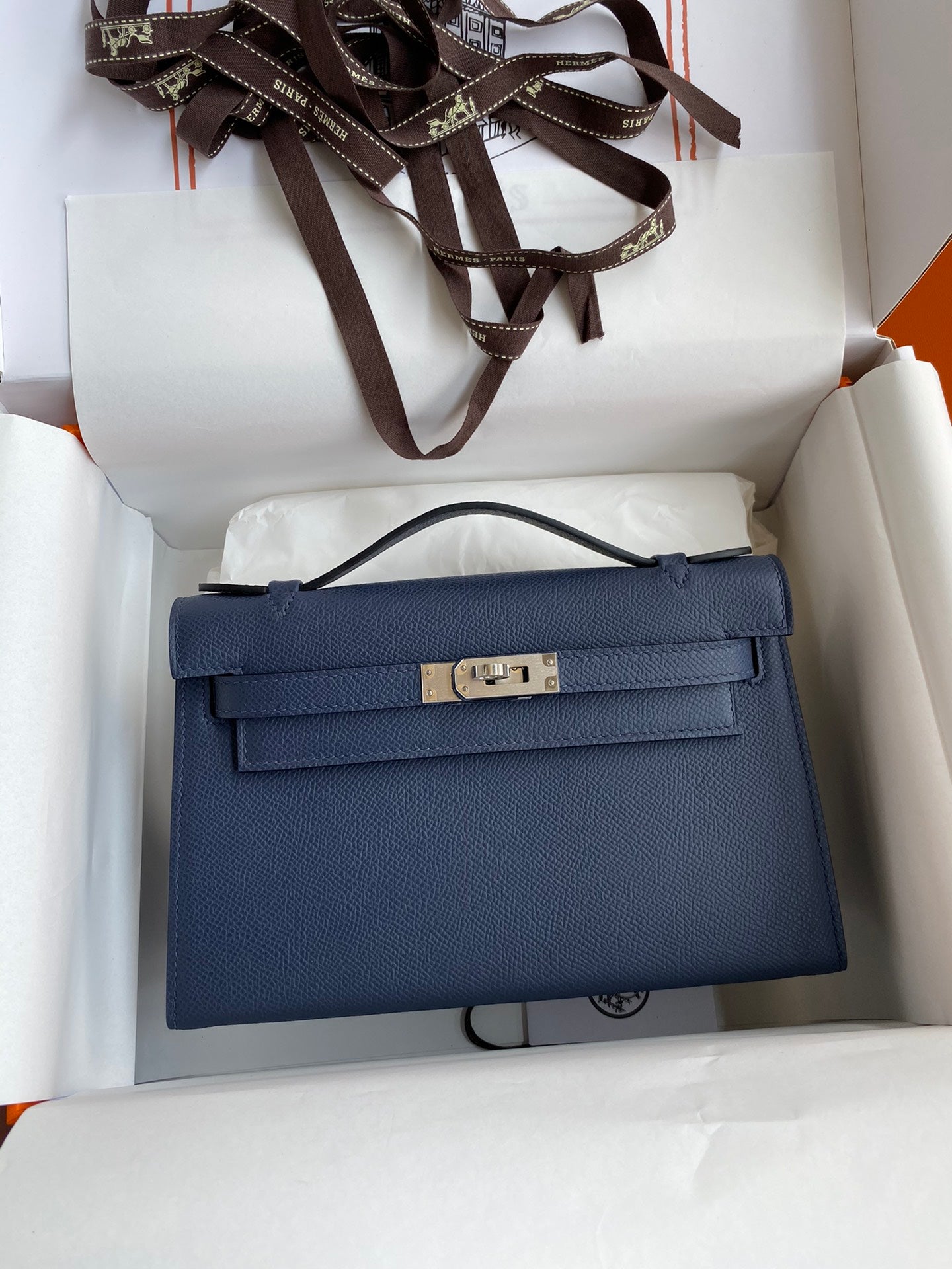 Mini Kelly 22cm Epsom Leather Handbag