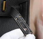 Birkin 25 Togo Leather Bag - Full Set