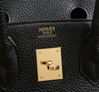 Birkin 25 Togo Leather Bag - Full Set