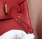Birkin 25 Togo Leather Bag - Full Set